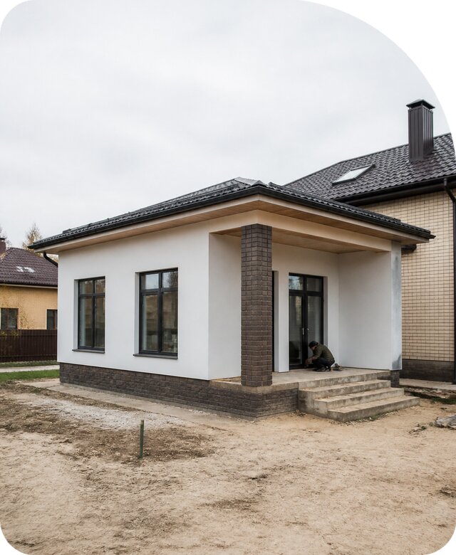 Строительство одноэтажной пристройки в Славгороде от 468045 р. | РадиДОМА-Слд